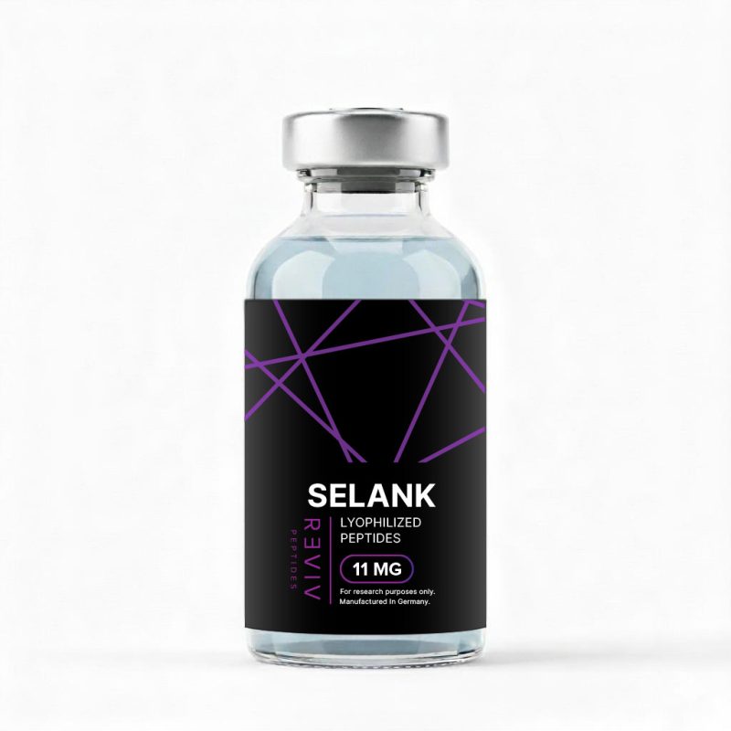 Selank 11mg research peptide vial