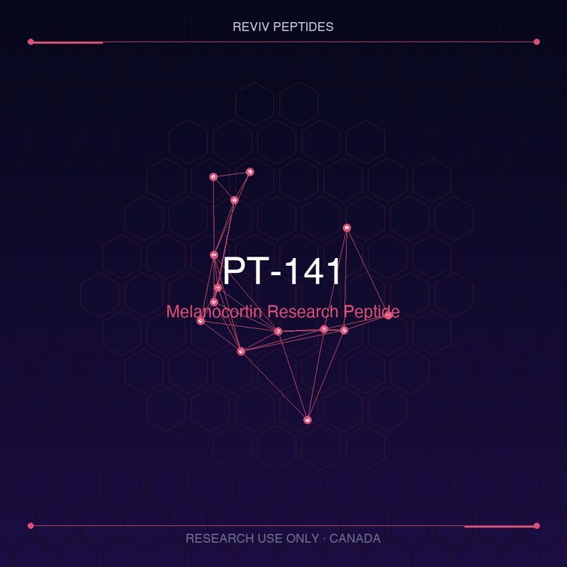 PT-141 bremelanotide melanocortin receptor research peptide — Reviv Peptides Canada