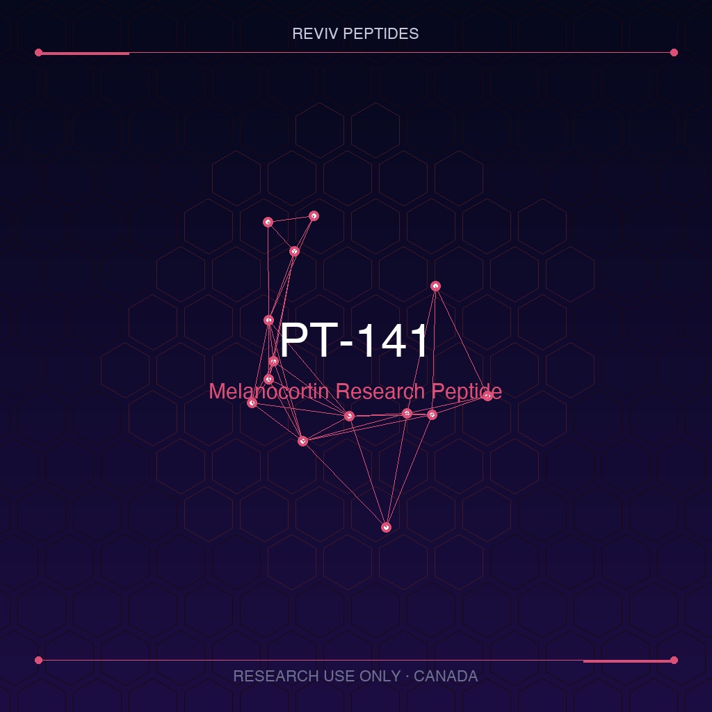 PT-141 bremelanotide melanocortin receptor research peptide — Reviv Peptides Canada