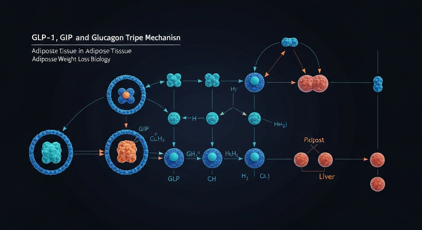 Retatrutide GLP-1/GIP/glucagon triple agonist weight loss mechanisms